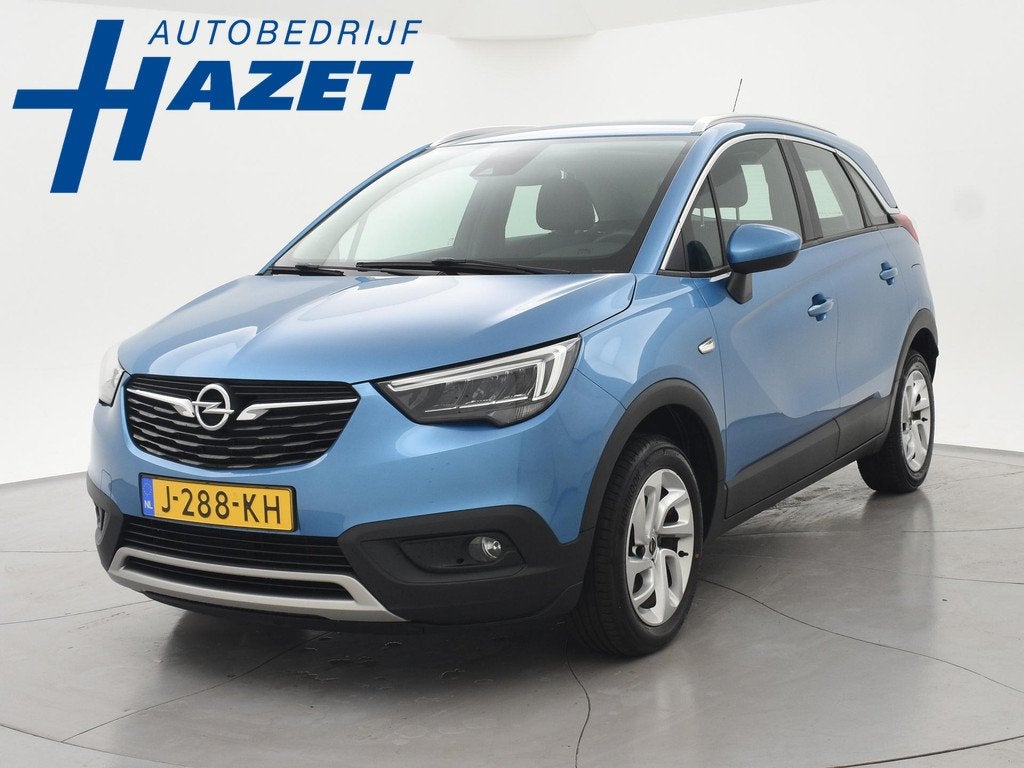 Opel Crossland X 1.2 TURBO 130 PK AUT. *25.177 KM* INNOVATIO, Auto's, Gebruikt, 1199 cc, Blauw, Origineel Nederlands
