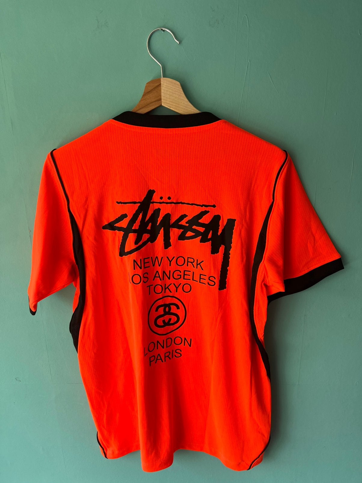 Nederlands elftal thuisshirt WK 2026 Stüssy  Maat M, Maat 48/50 (M), Nieuw, Oranje, Ophalen of Verzenden