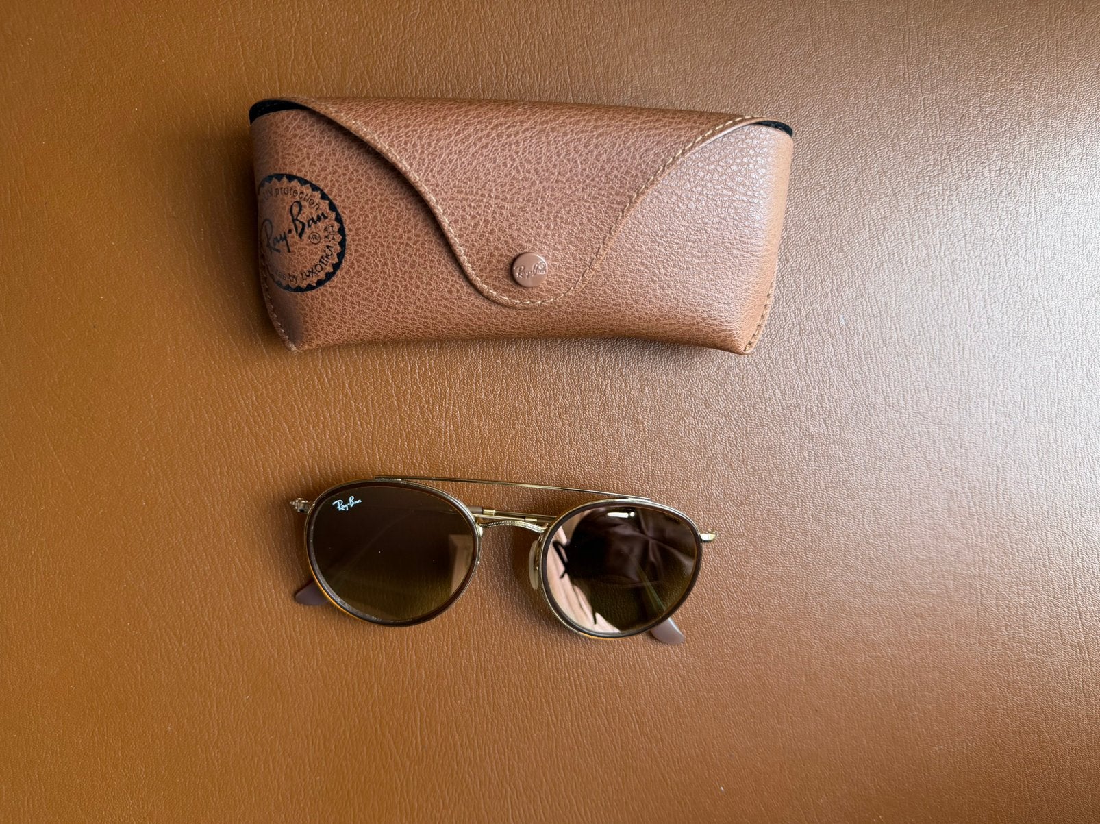 Ray-Ban zonnebril, Ophalen of Verzenden, Zo goed als nieuw, Bruin, Ray-Ban
