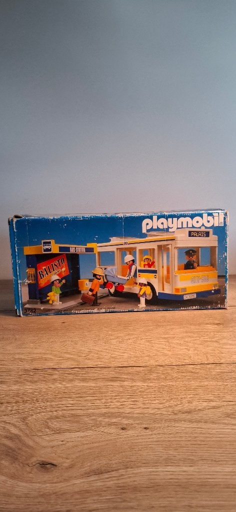 Zeldzame Playmobil 3782 Vintage Stadsbus & Station Balisto, Gebruikt, Info@playmobil.nl, Ophalen of Verzenden, Playmobil