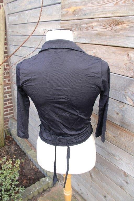 Wikkeltuniek zwart Mat Sui mt S/M Vaste prijs AANBIEDING, Kleding | Dames, Zwart, Ophalen of Verzenden, Zo goed als nieuw, Mat SUi
