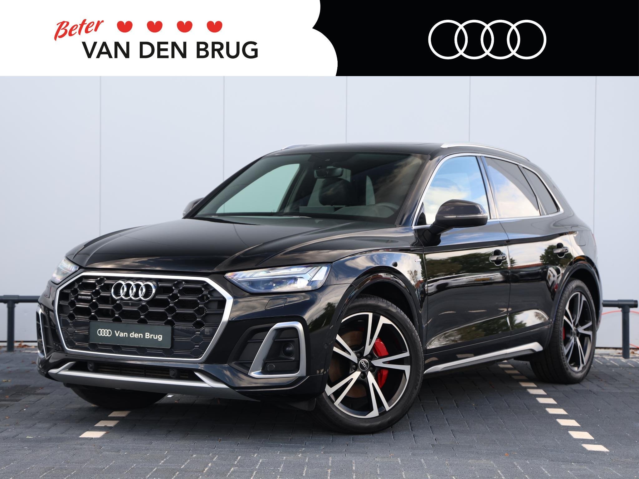 Audi Q5 55 TFSI e S edition Competition | Pano | Dodehoek de, Auto's, Automaat, 14 kWh, Gebruikt, 4 cilinders