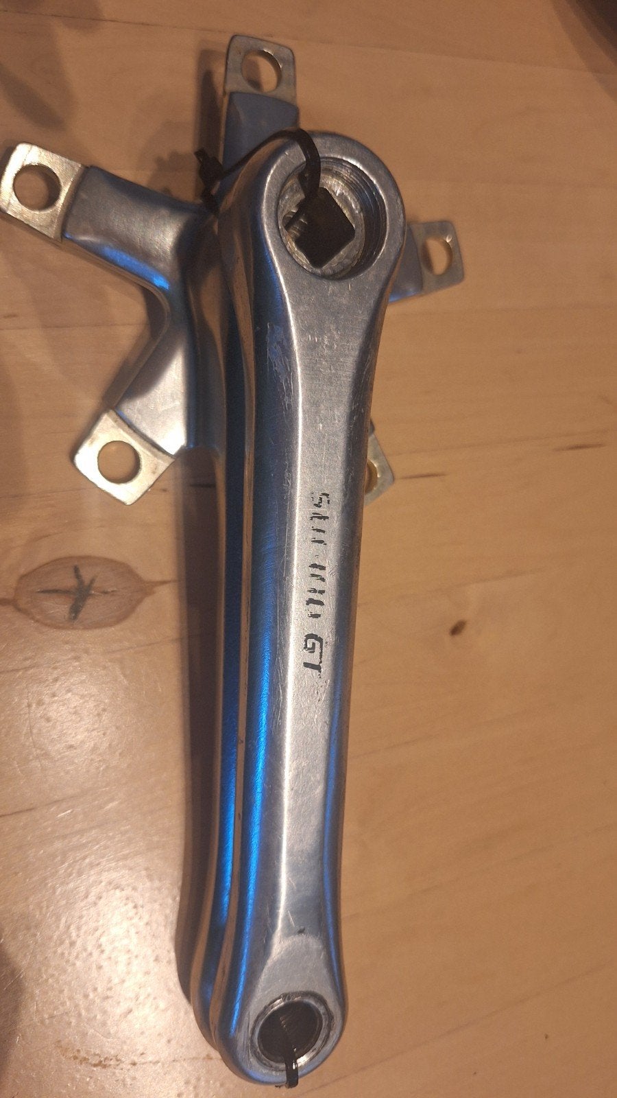 Sugino Japan 170mm 5-Bouts 110 BCD Chrome Crankstel 1983, Fietsen en Brommers, Crankstel of Pedalen, Overige materialen, Ophalen of Verzenden