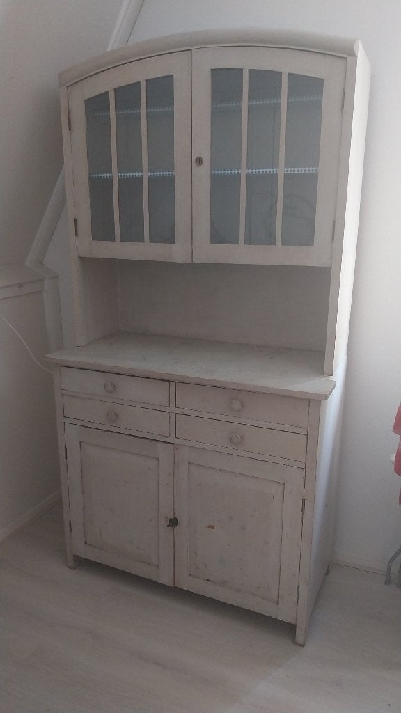Oude grenen buffetkast, Huis en Inrichting, Kasten | Buffetkasten, Ophalen, Gebruikt, 200 cm of meer, Grenenhout