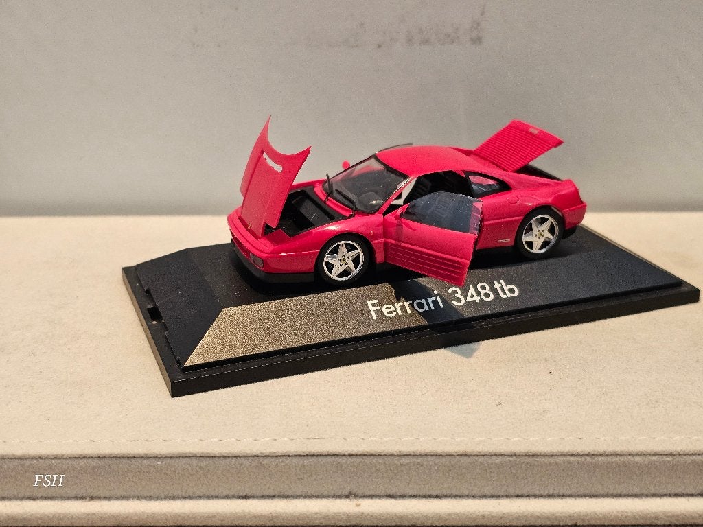 Ferrari 348 TB, rood, HERPA High Tech Collection., Ophalen of Verzenden, Zo goed als nieuw, Auto, Overige merken