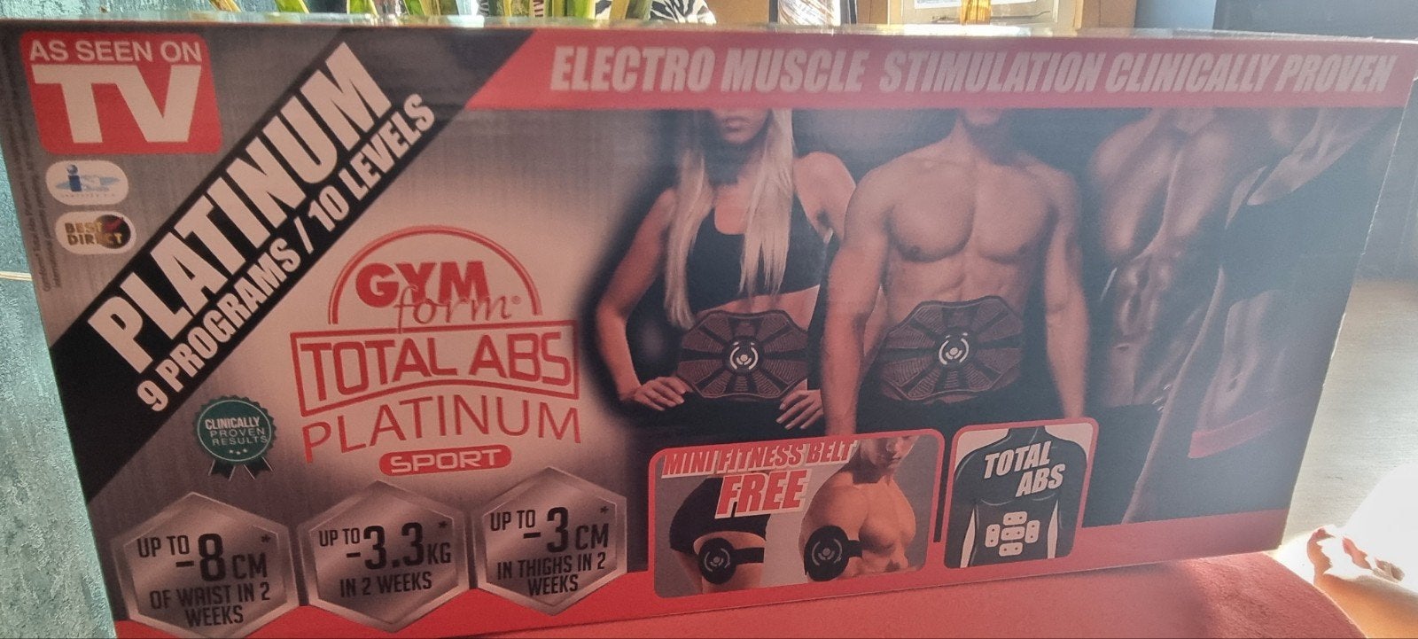 Gymform Total Abs Platinum Sport - Mini Fitness EMS, Ophalen, Nieuw, Armen, Overige typen