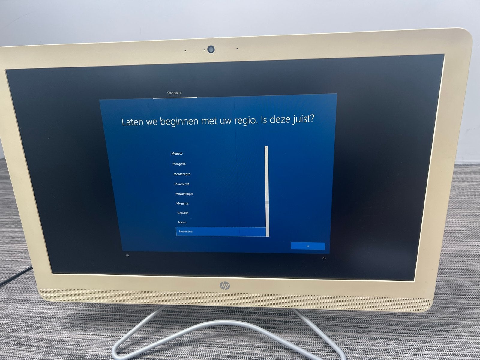HP All-in-One PC 24-e040nd klus pc onderdelen, Computers en Software, Ophalen, Zo goed als nieuw, Met monitor, SSD