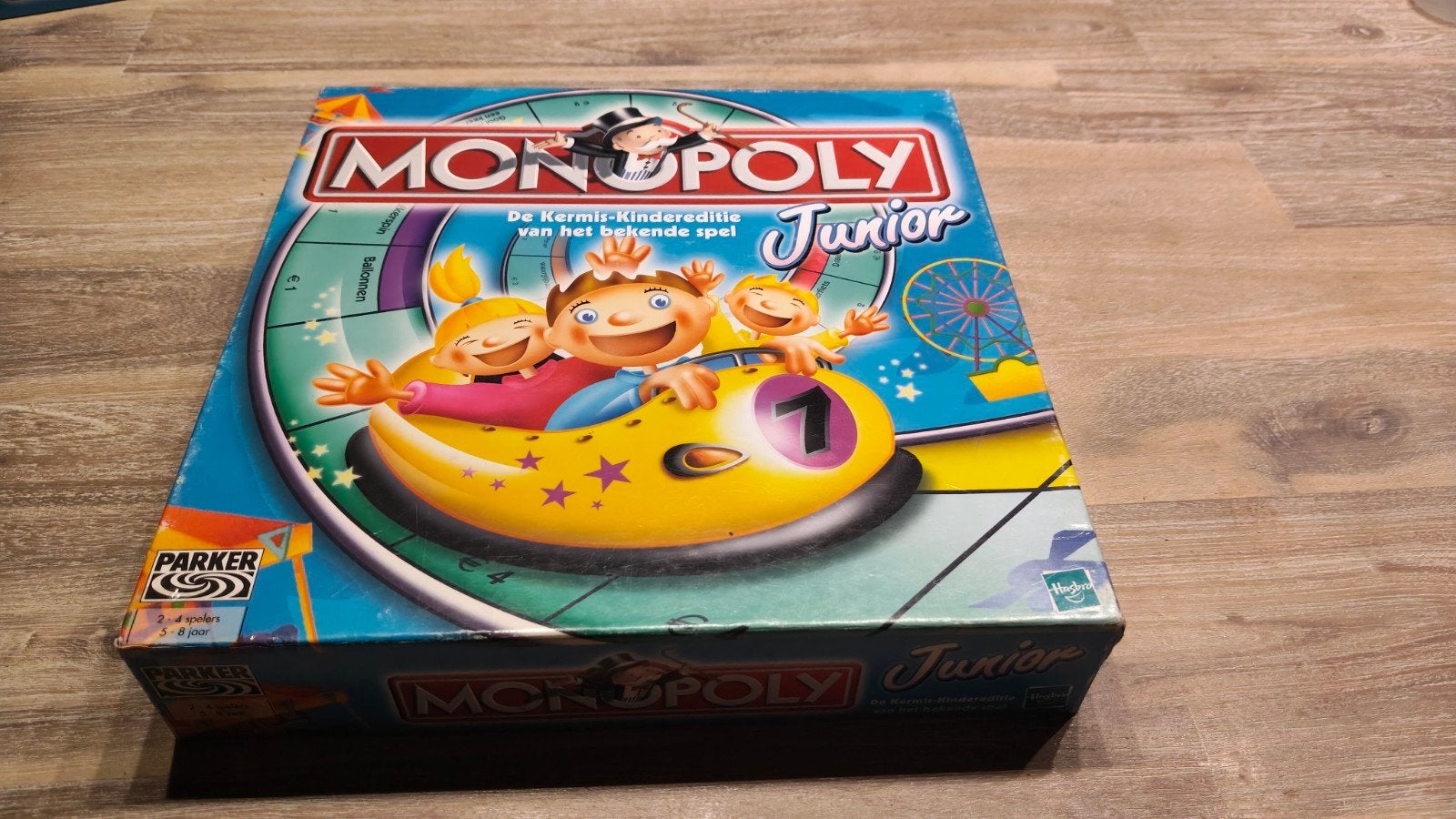 Monopoly Junior - De Kermis-Kindereditie, Drie of vier spelers, Ophalen of Verzenden, Gebruikt, Parker