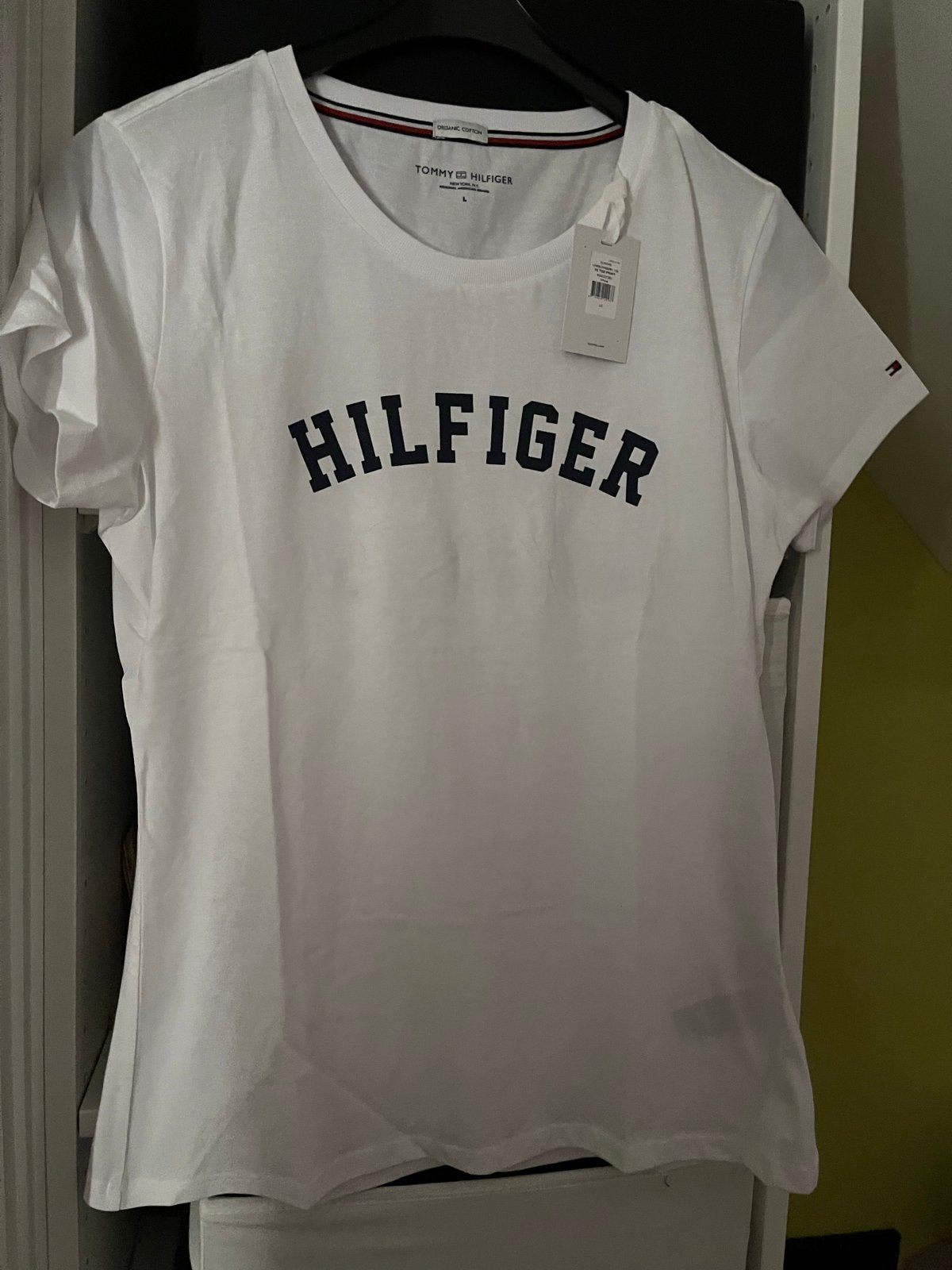 Tommy Hilfiger dames T-shirt maat L, Ophalen of Verzenden, Nieuw, Maat 42/44 (L), Wit