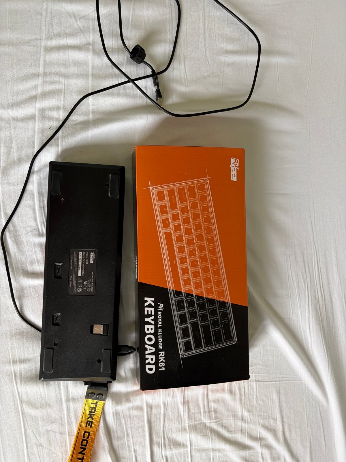 Customized Royal Kludge RK61 Gaming Toetsenbord, Gaming toetsenbord, Ophalen of Verzenden, Zo goed als nieuw, Qwerty