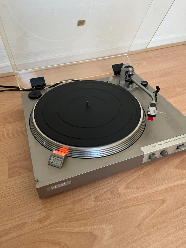 Sony PS-212A Direct Drive Automatische Platenspeler, Automatisch, Ophalen of Verzenden, Zo goed als nieuw, Platenspeler