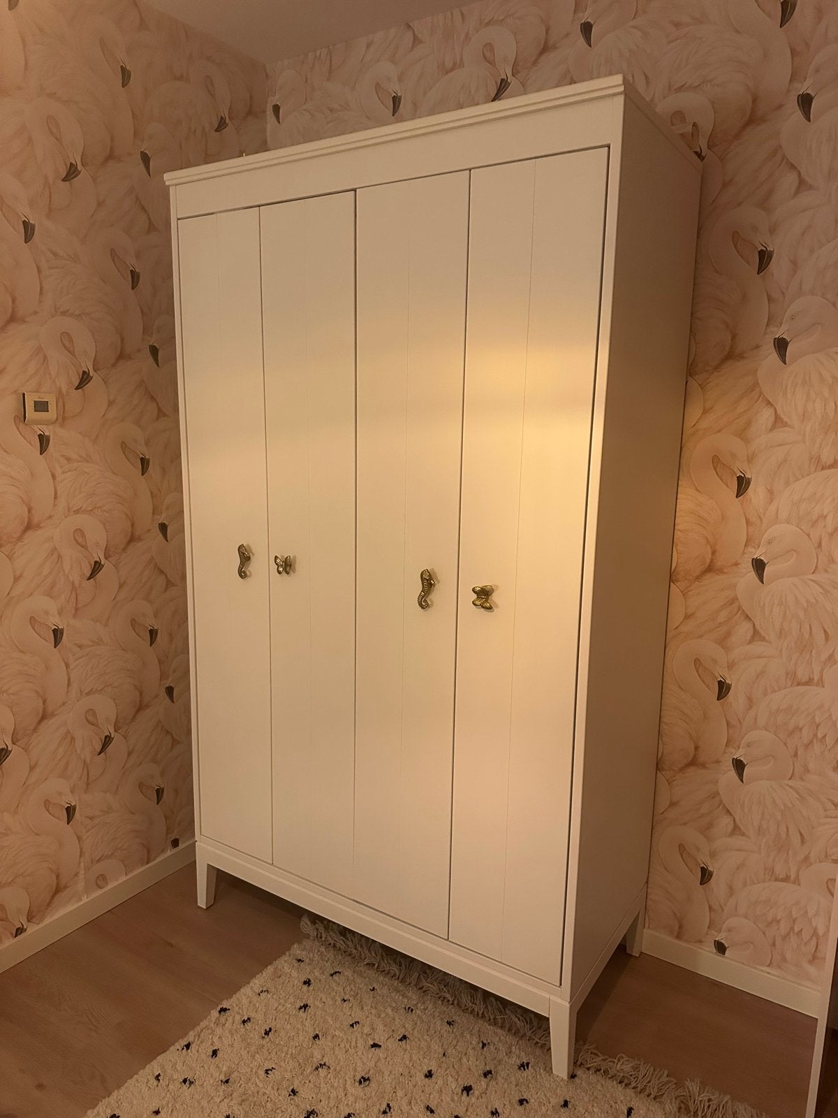 Ikea IDANÄS kledingkast wit 121x211, Ophalen, Met deur(en), 100 tot 150 cm, 200 cm of meer