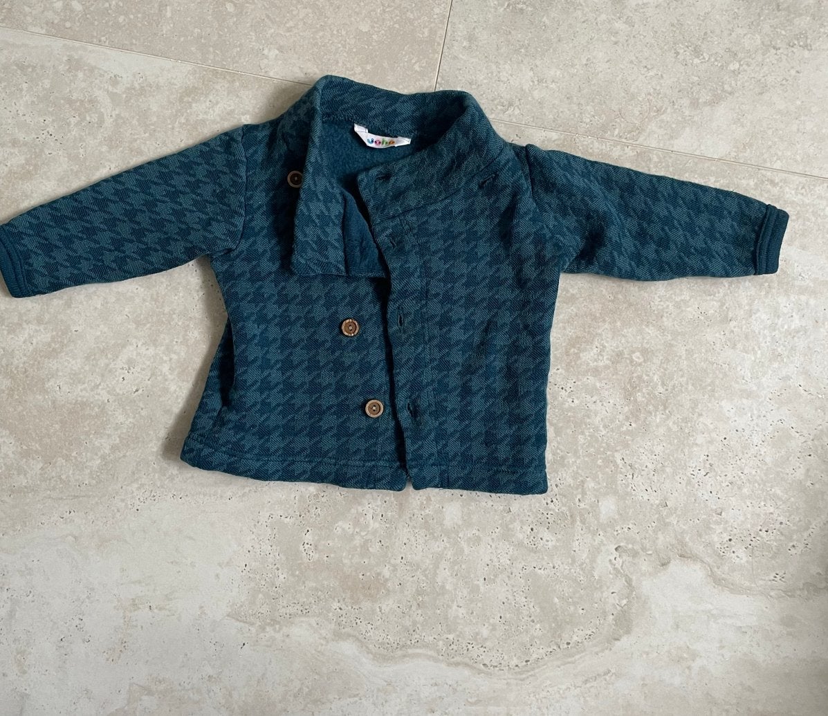 Joha Baby Jasje Merinowol - Blauw/Groen - Maat 70, Ophalen of Verzenden, Zo goed als nieuw, Jongetje of Meisje