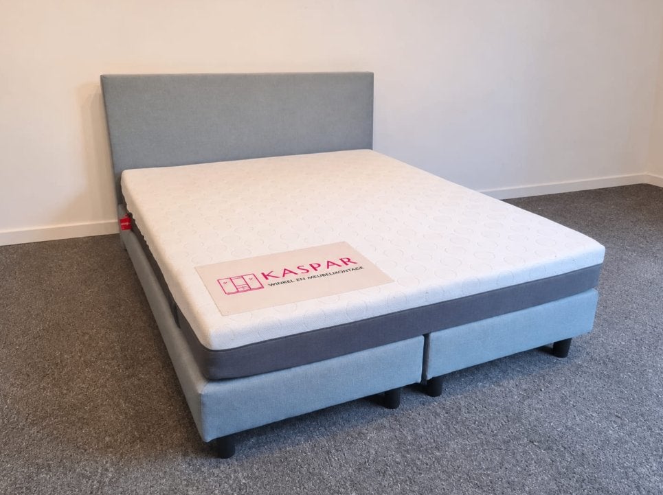 boxspring bed 160x200. Leveren mogelijk, X, Tweepersoons, Ophalen of Verzenden, Zo goed als nieuw