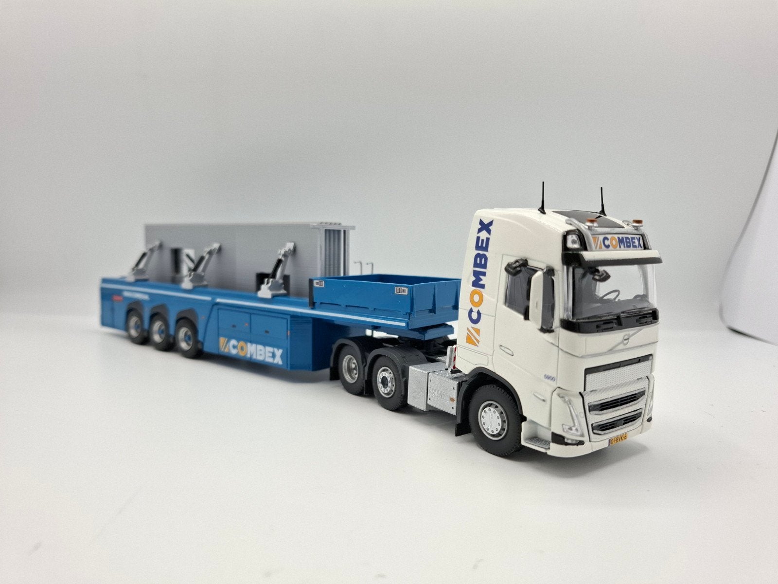 Tekno Volvo FH5 Combex met Langendorf Binnenlader code 3, Ophalen, Nieuw, Bus of Vrachtwagen, Tekno