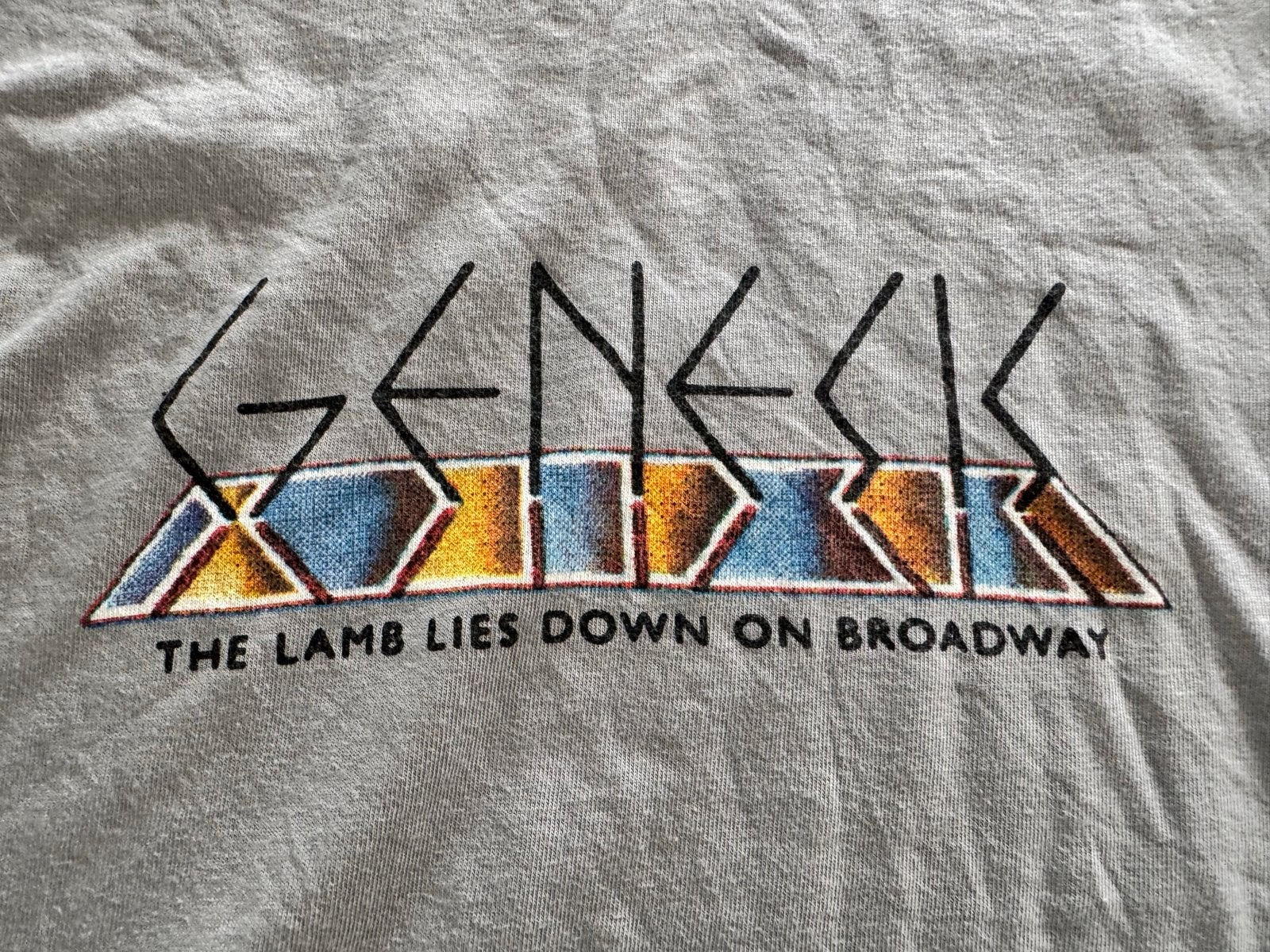 Vintage Genesis t-shirt “ The Lamb”  tour 1975, Ophalen of Verzenden, Zo goed als nieuw