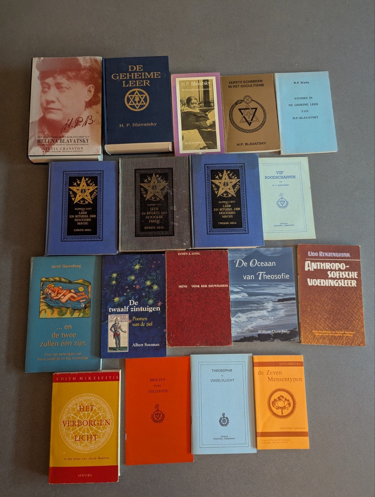 Theosofie, esoterie & occultisme – 31 boeken, Boeken, Esoterie en Spiritualiteit, Achtergrond en Informatie, Spiritualiteit algemeen