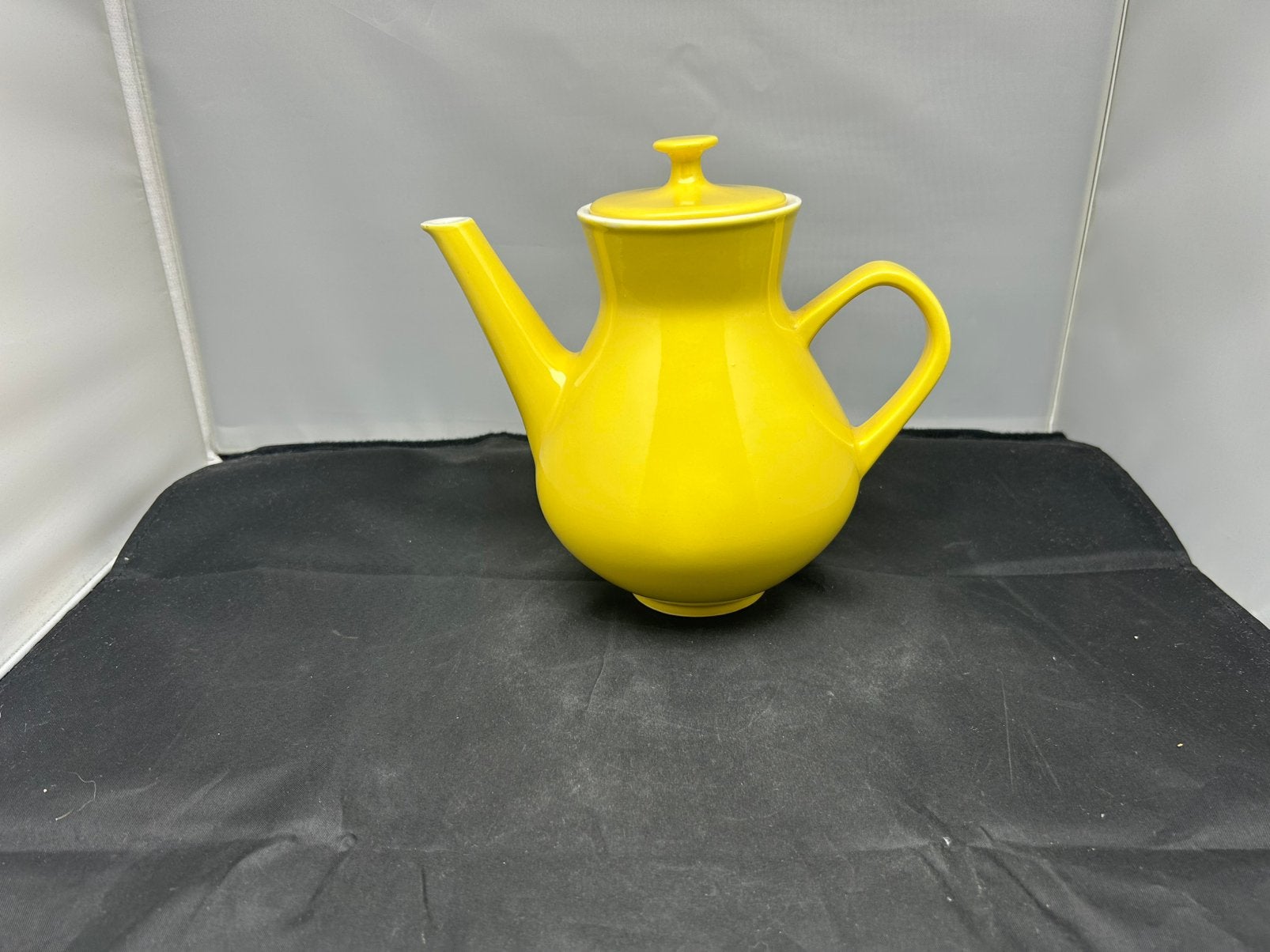 Vintage Melitta Koffiekan Geel Porselein - Type 6-100, Ophalen, Kan, Vintage, Zo goed als nieuw