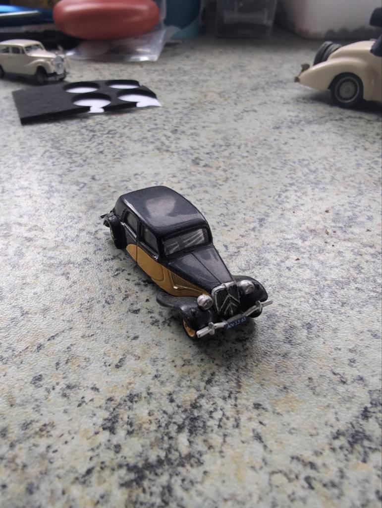 Citroën 11 Ligero schaalmodel 1/87 - Zwart/Geel, Hobby en Vrije tijd, Modelauto's | 1:87, Ophalen of Verzenden, Gebruikt, Auto