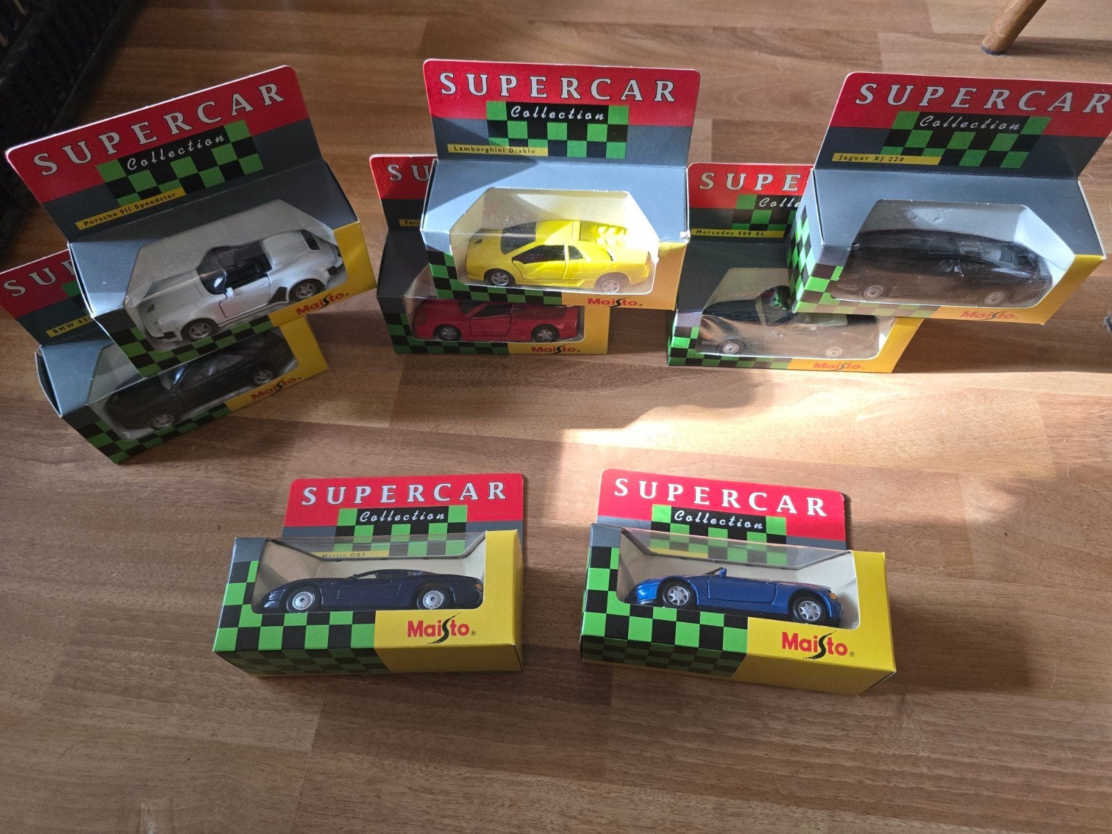 Complete Maisto Supercar Collection – 8-delige Shell collect, Verzamelen, Ophalen of Verzenden, Nieuw