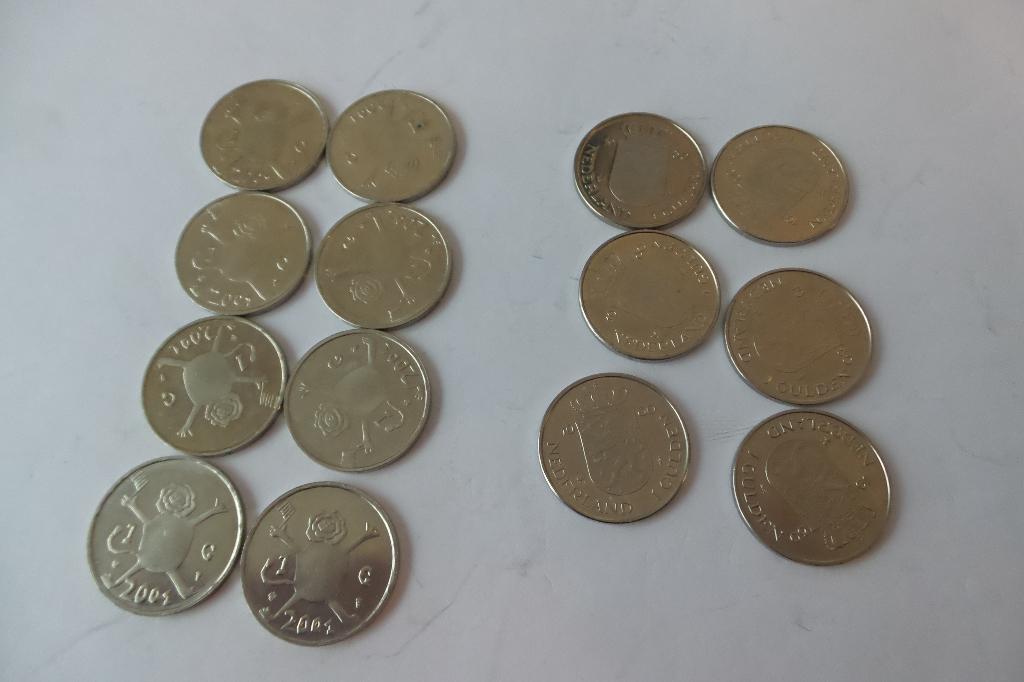 guldens Nederland, Postzegels en Munten, Munten | Nederland, Ophalen of Verzenden, Koningin Beatrix, 1 gulden, Losse munt