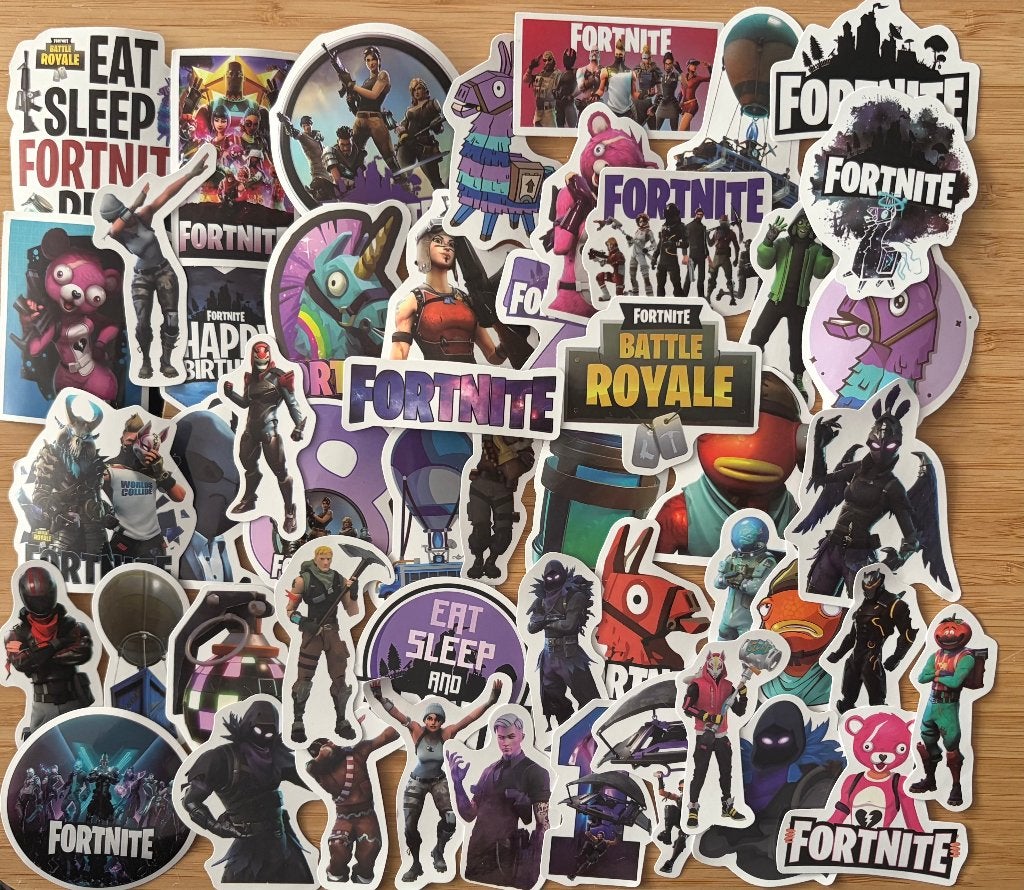Fortnite game stickers, Verzenden, Nieuw, Meerdere stickers