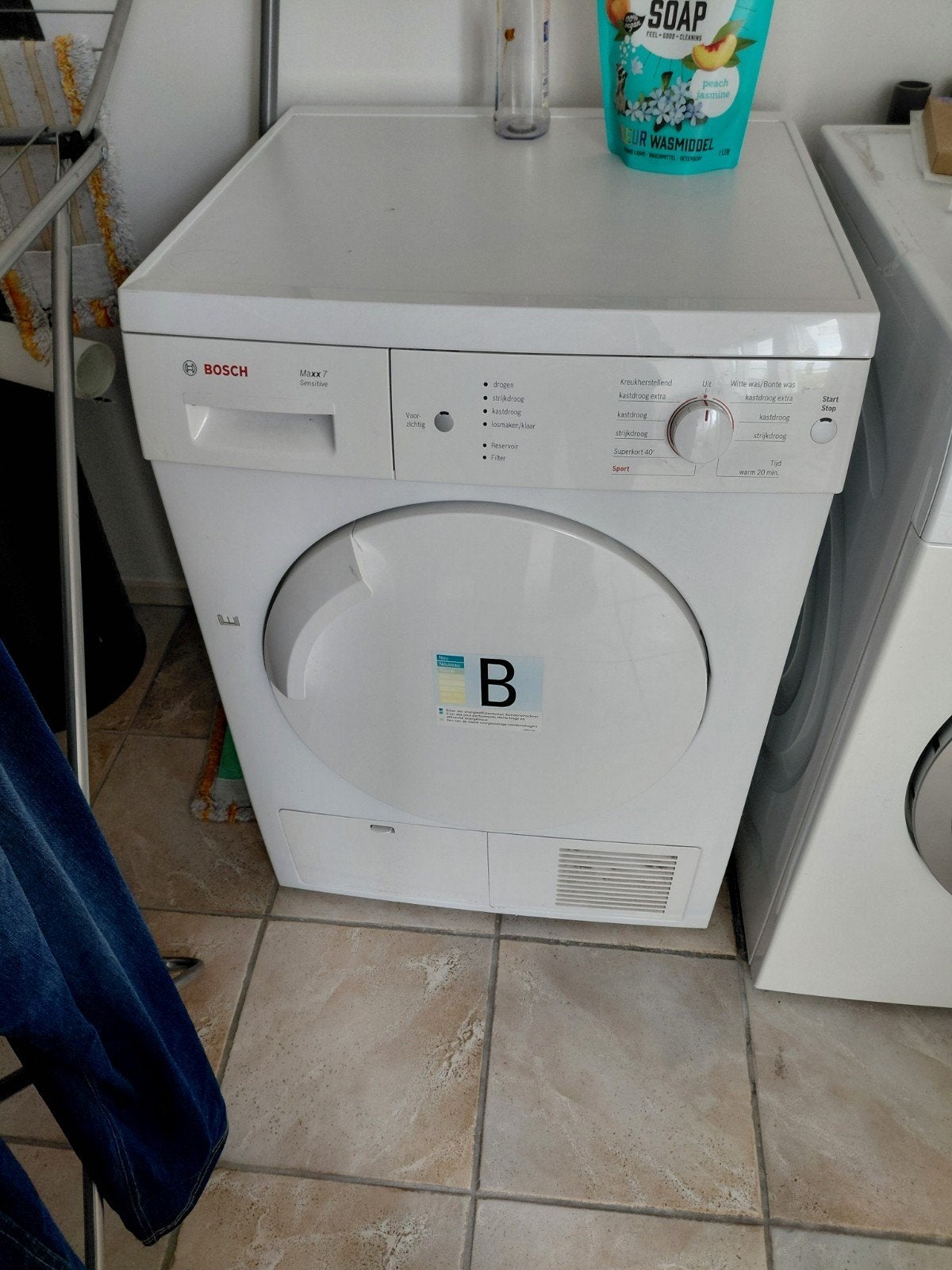Bosch Maxx 7 Condensdroger - Energieklasse B, Witgoed en Apparatuur, Wasdrogers, Ophalen, 6 tot 8 kg, Gebruikt, Voorlader