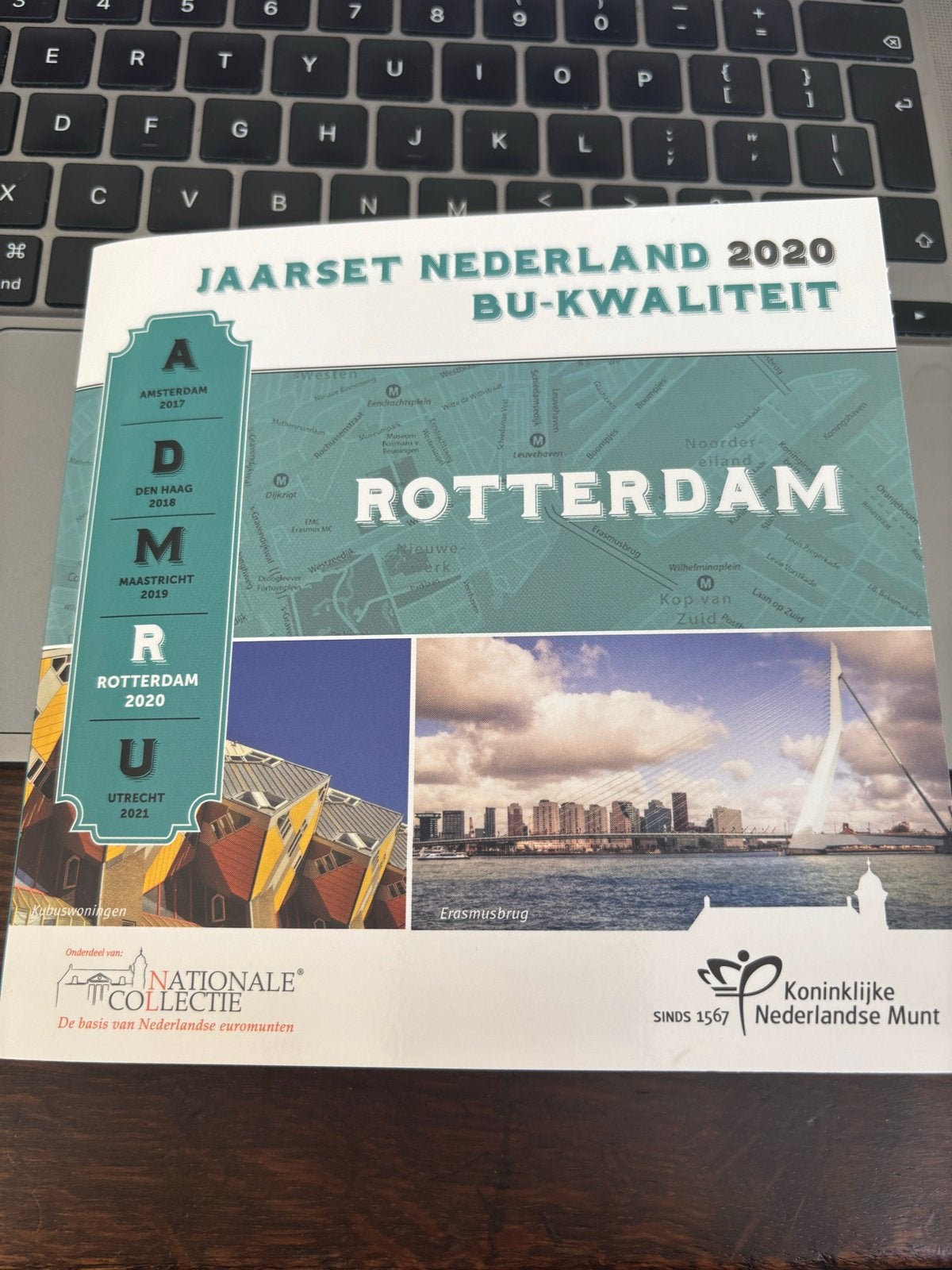 Jaarset Nederland 2020 BU-kwaliteit - Rotterdam, Postzegels en Munten, Verzenden, Koningin Beatrix, Euro's, Setje