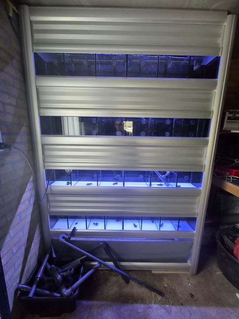 Professionele aquarium stelling Aquaja, Ophalen, Leeg aquarium