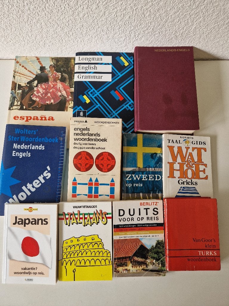 11 woordenboeken buitenlands, Boeken, Ophalen of Verzenden, Gelezen, Diverse auteurs