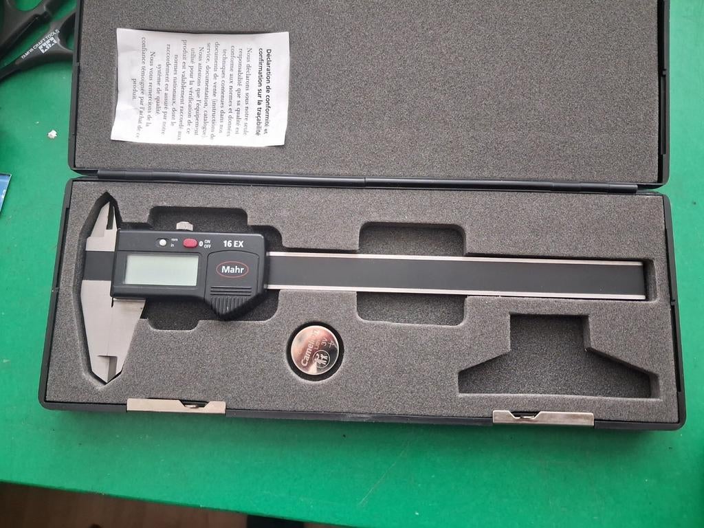Mahr 16 EX digitale schuifmaat met ronde pin nieuw, Ophalen of Verzenden