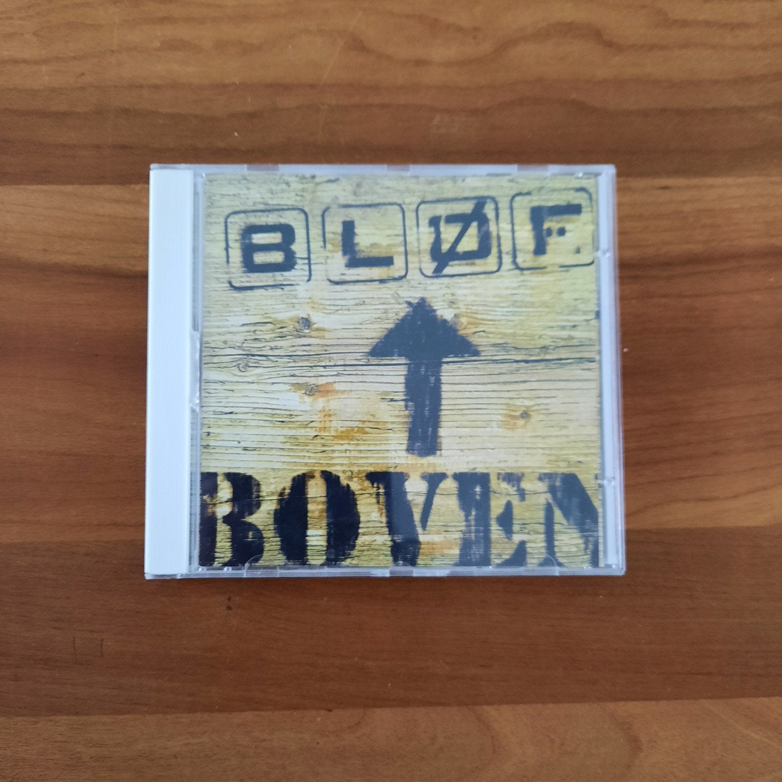 CD van Blof met de titel Boven, Gebruikt, Inclusief doosje, Ophalen of Verzenden, Levenslied of Smartlap