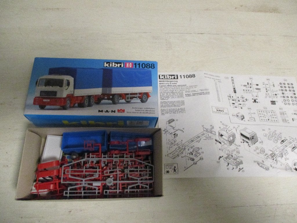 Kibri M.A.N. Vrachtwagen met Aanhanger no 111088, Ophalen of Verzenden, Nieuw, Bus of Vrachtwagen, Overige merken