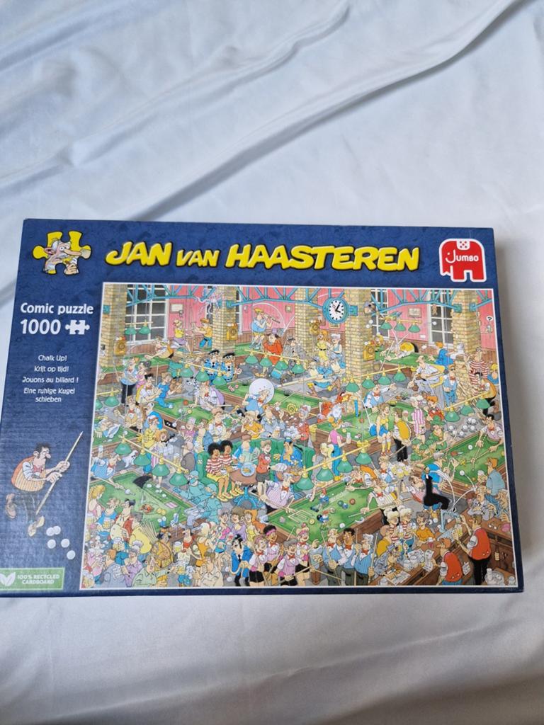 Jan van Haasteren legpuzzel 1000 stukjes, Hobby en Vrije tijd, Ophalen of Verzenden, 500 t/m 1500 stukjes, Zo goed als nieuw, Legpuzzel