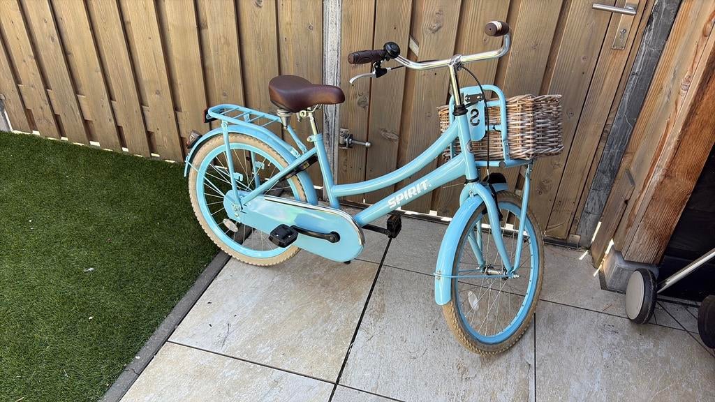 Spirit Cargo 22inch fiets blauw als nieuw, Ophalen, Terugtraprem, 22 inch, Handrem