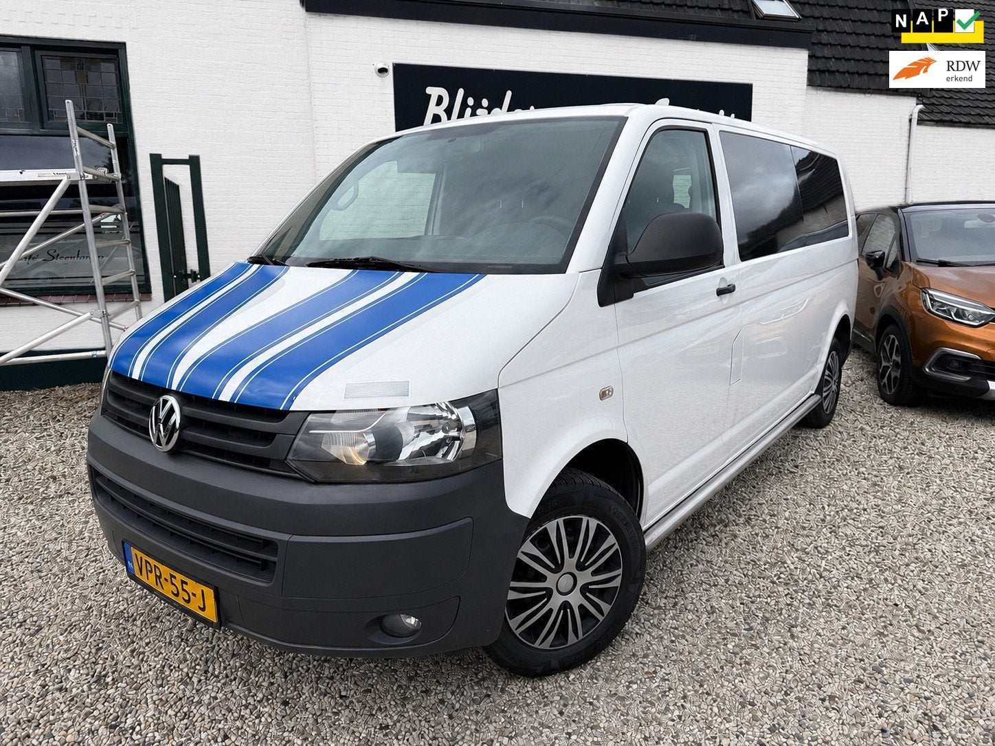 Volkswagen Transporter 2.0 TDI L2H1 BM Dubbele Cabine | Auto, Auto's, Bestelauto's, Euro 5, Stof, Gebruikt, 4 cilinders