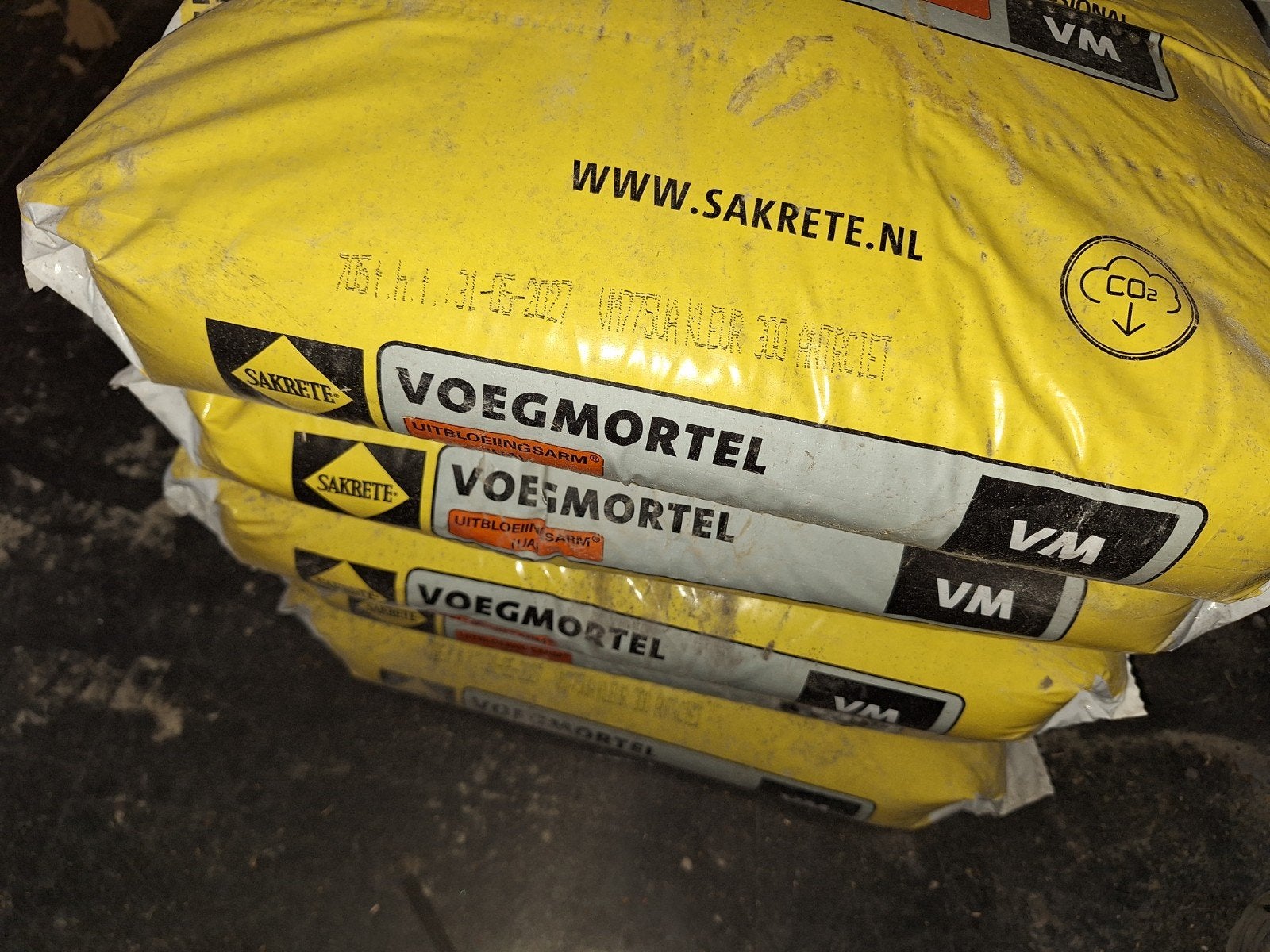 Sakrete Voegmortel Kleur 300 Antraciet 25 kg, Ophalen of Verzenden