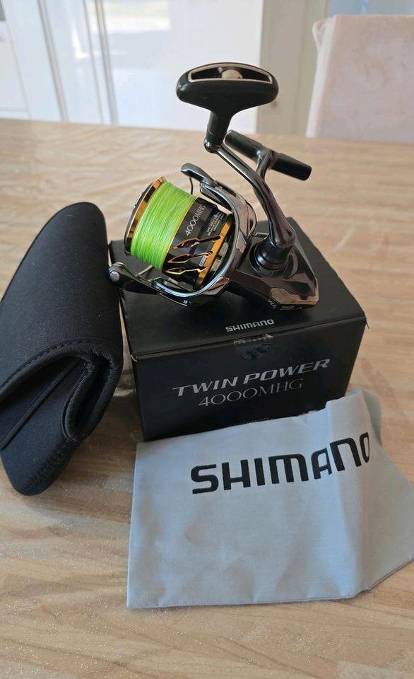 Shimano Twin Power 4000 MHG Fishing reel, Ophalen of Verzenden, Nieuw, Molen