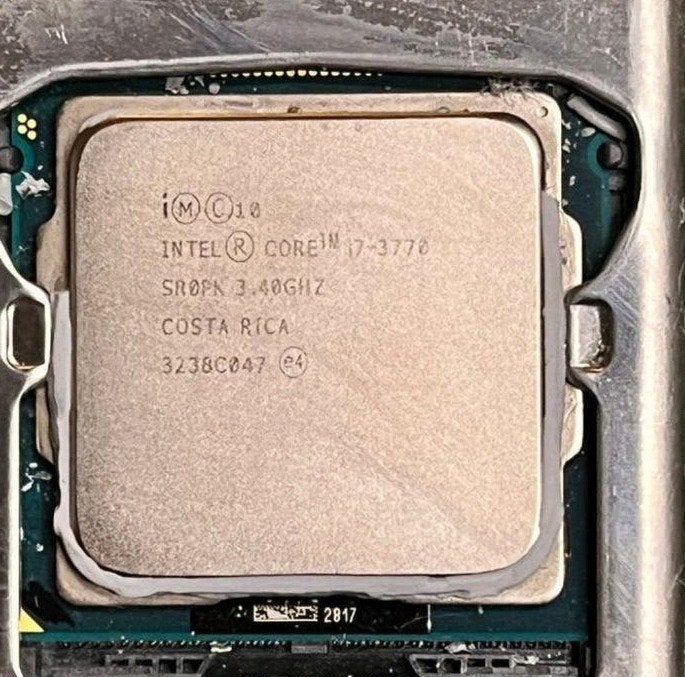 Intel Core i7-3770 CPU 3.40GHz Processor, Computers en Software, Processors, Gebruikt, 4-core, 3 tot 4 Ghz, LGA 1155