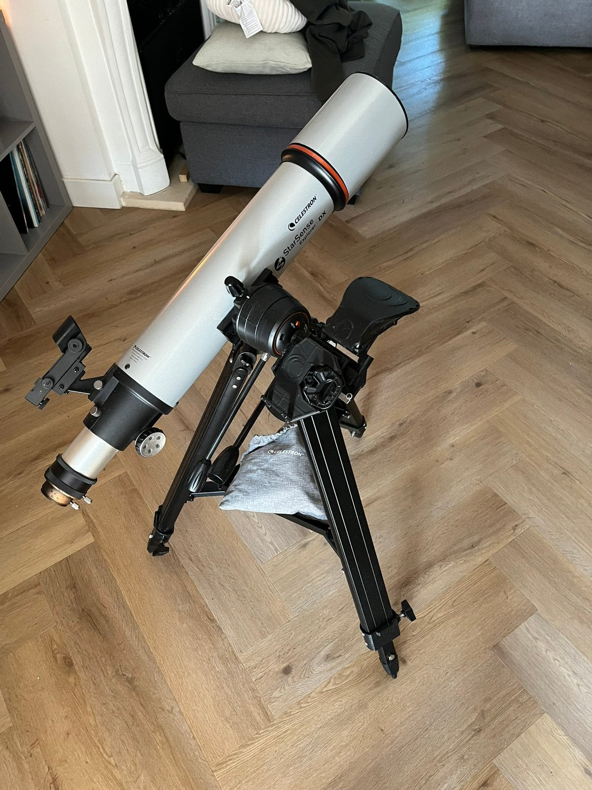 Celestron StarSense Explorer DX 102AZ, Ophalen, Onderdelen of Toebehoren, Met statief, Zo goed als nieuw