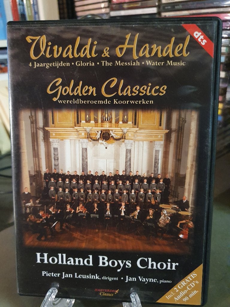 Vivaldi & Handel Holland Boys Choir Pieter J Leusink DVD+2CD, Ophalen, Barok, Zo goed als nieuw
