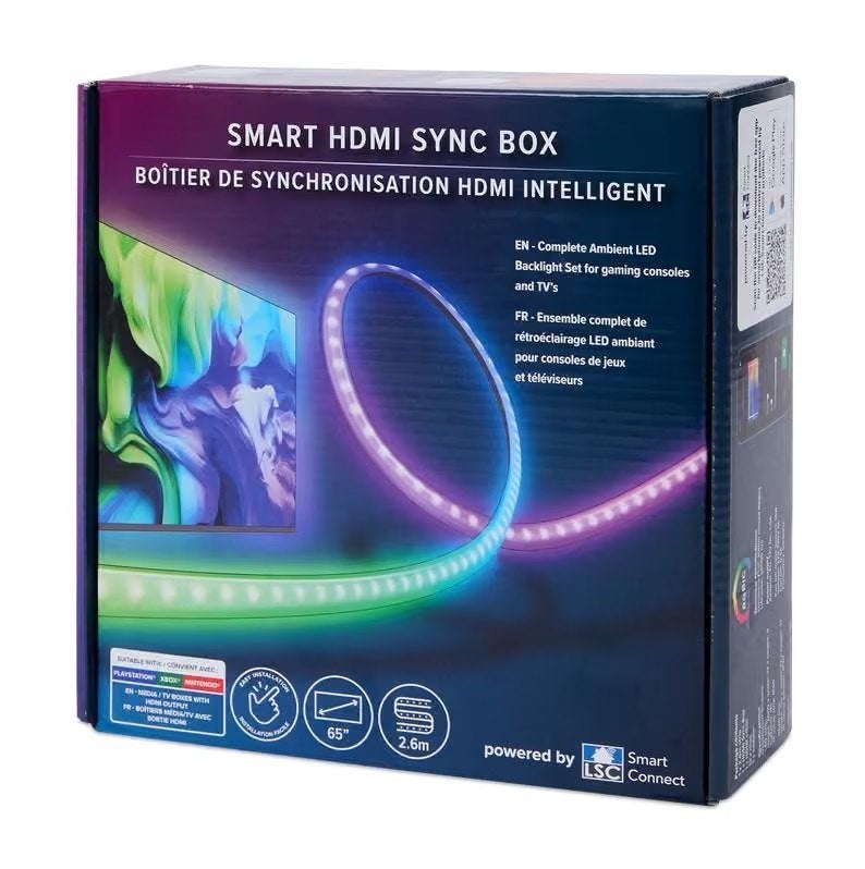 LSC Smart Connect Slimme HDMI sync box ledstrip 2,6 meter, Ophalen, Nieuw