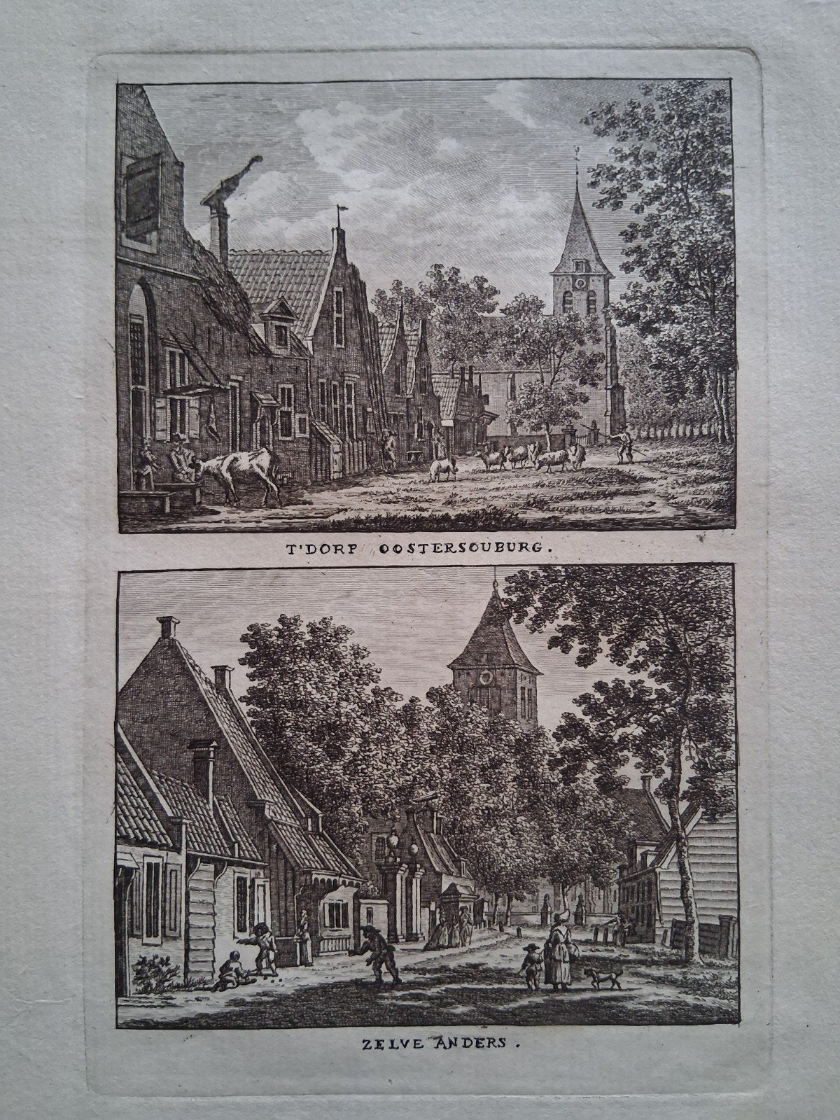 oostsouburg walcheren 1780, Ophalen of Verzenden