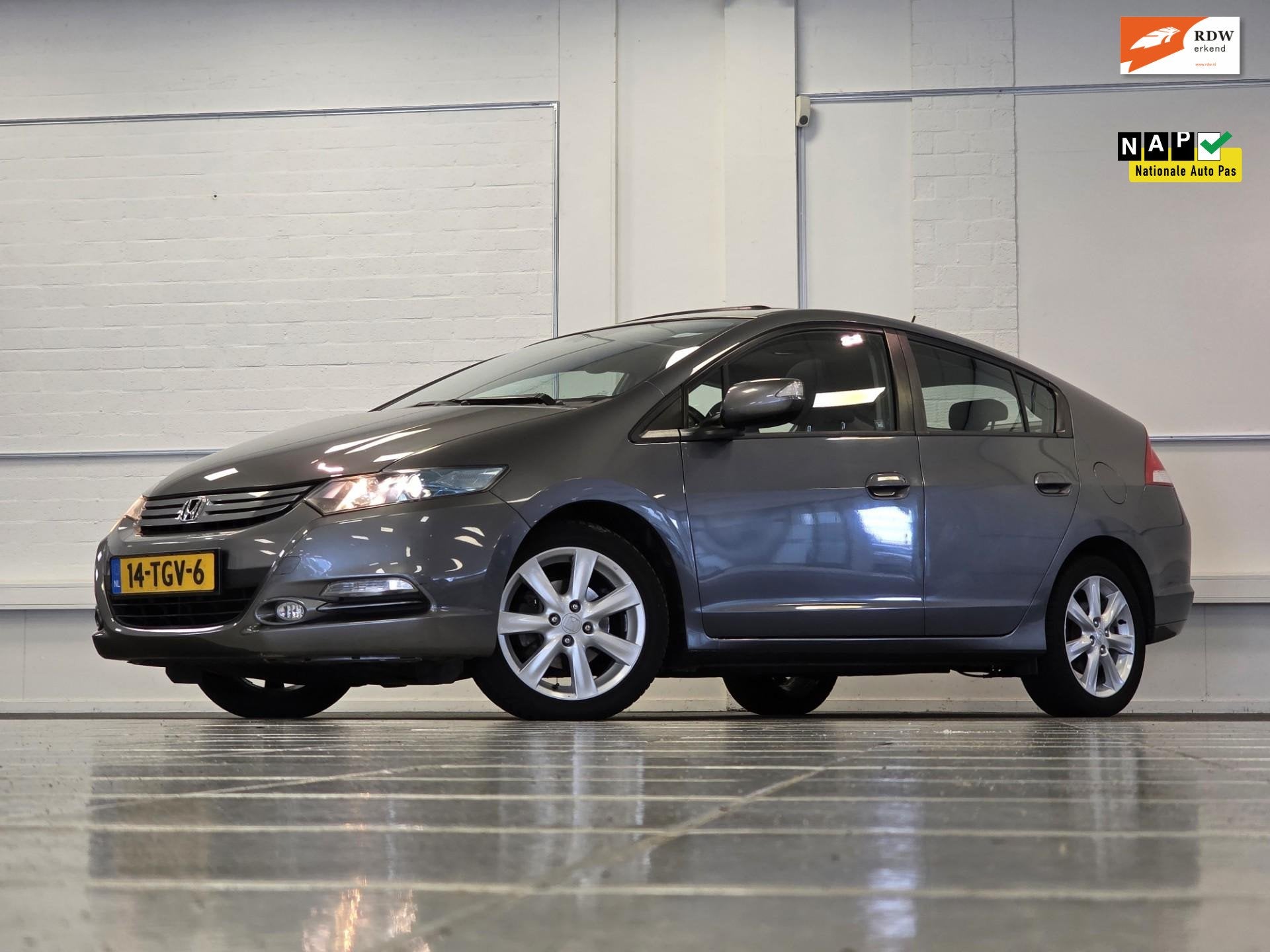 Honda Insight 1.3i Business Mode Schuif/kanteldak Navi PDC C, Euro 5, Stof, Gebruikt, Zwart