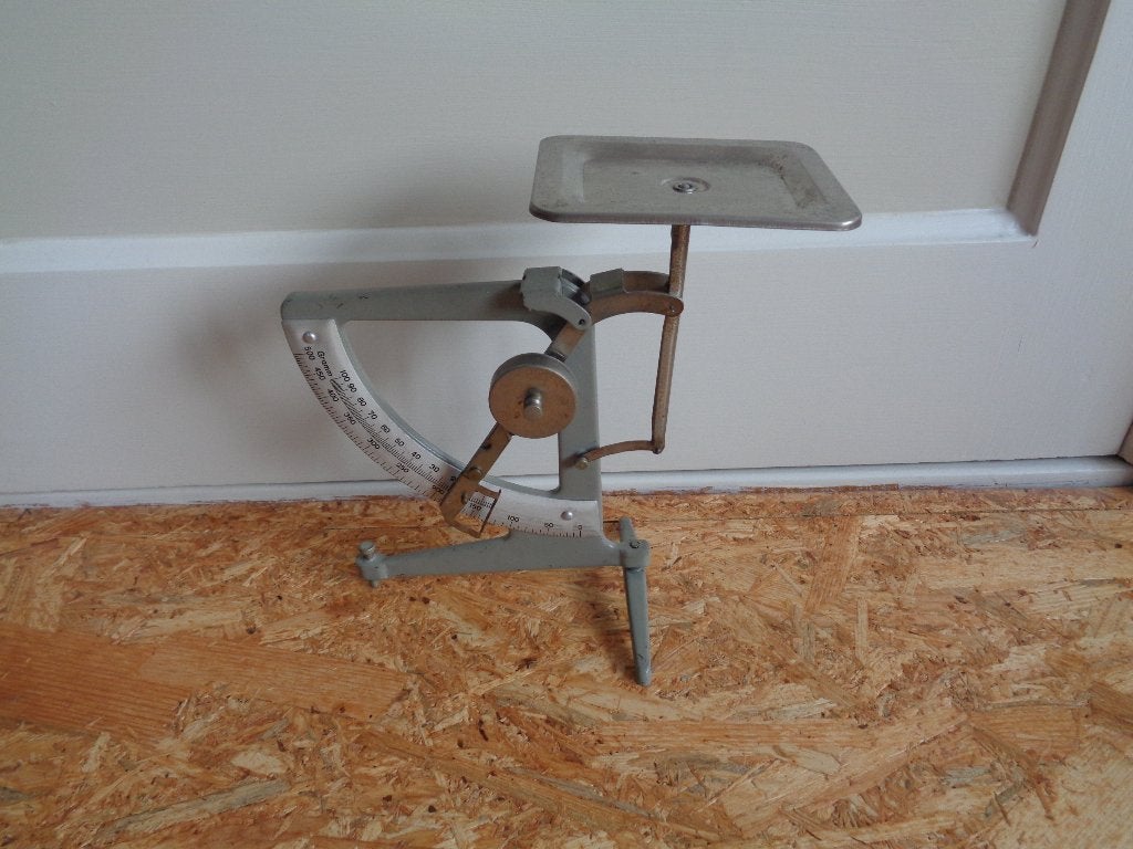 WEEGSCHAAL BRIEVENWEEGSCHAAL BRIEVENWEGER hoogte 22 cm, Ophalen of Verzenden