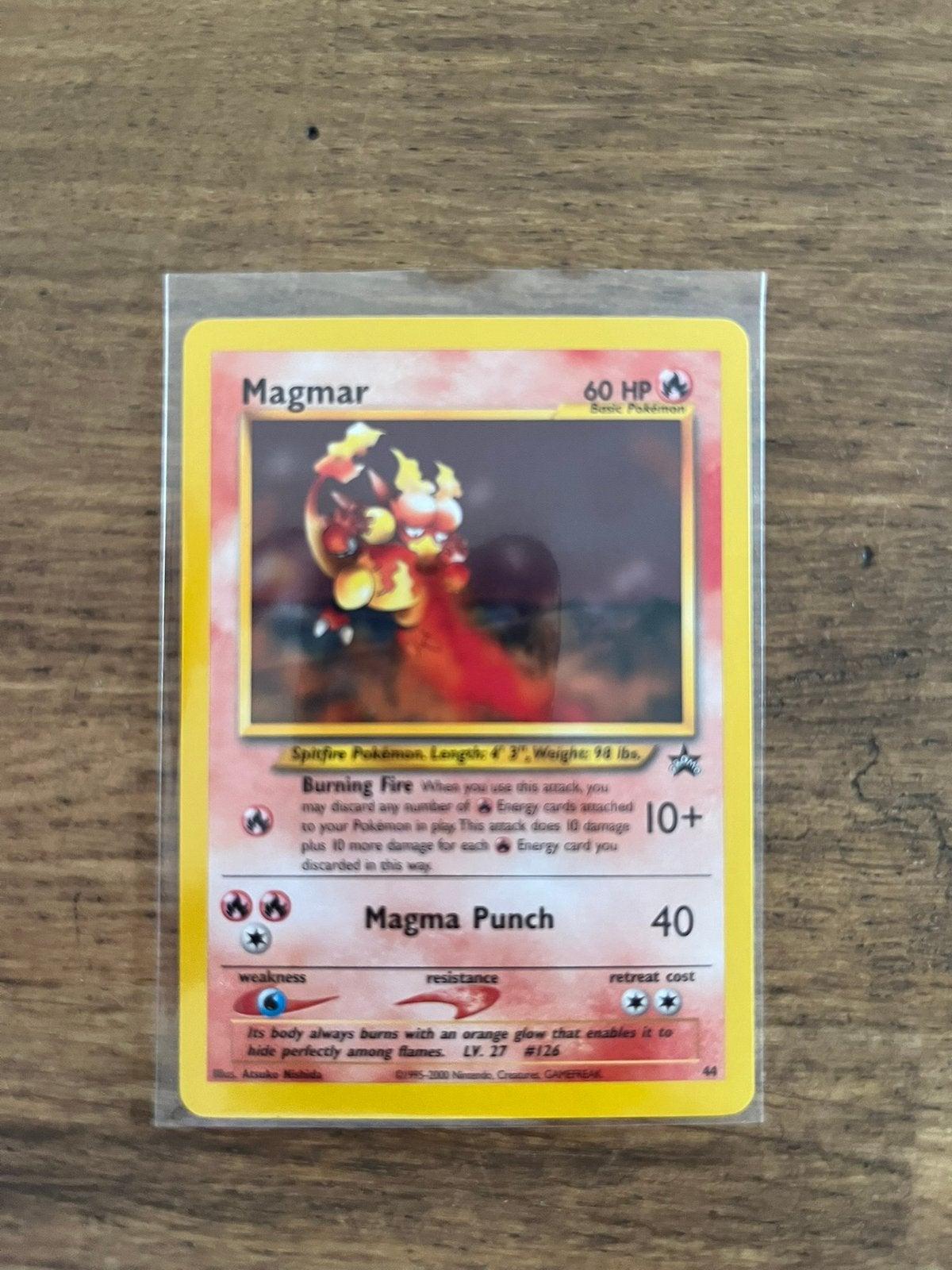 Magmar #44 Wizards Promo - Mint - UCG grade 9 - uit hardcase, Ophalen of Verzenden, Zo goed als nieuw, Losse kaart