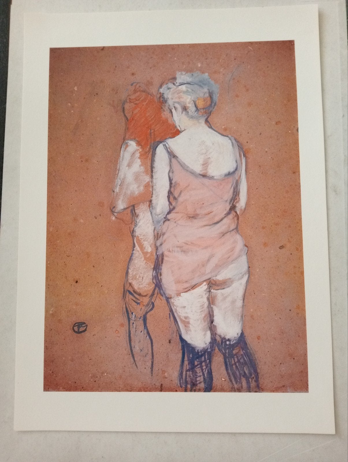 Henri Toulouse-Lautrec print naakt erotiek, Antiek en Kunst, Ophalen of Verzenden