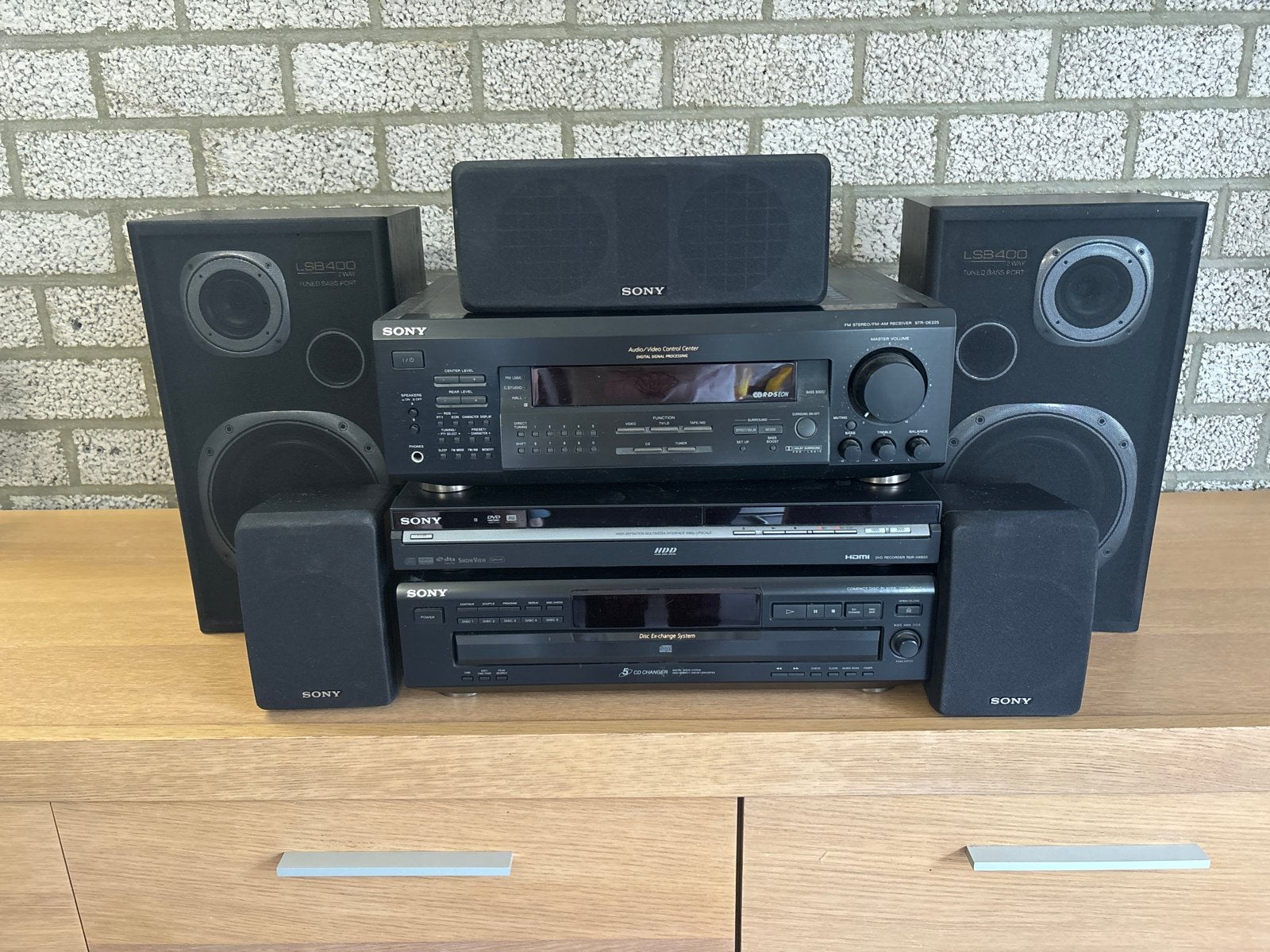 Sony Home Cinema Set met DVD-recorder en CD-wisselaar, Ophalen, Gebruikt, 5.1-systeem, Sony