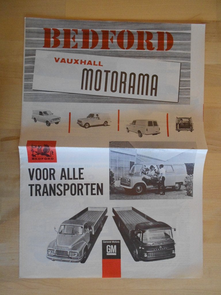 Bedford Brochure ca 1967 – HAV CALV TJ TK RSB VAS VAL, Ophalen of Verzenden, Overige merken, Bedford, Gelezen