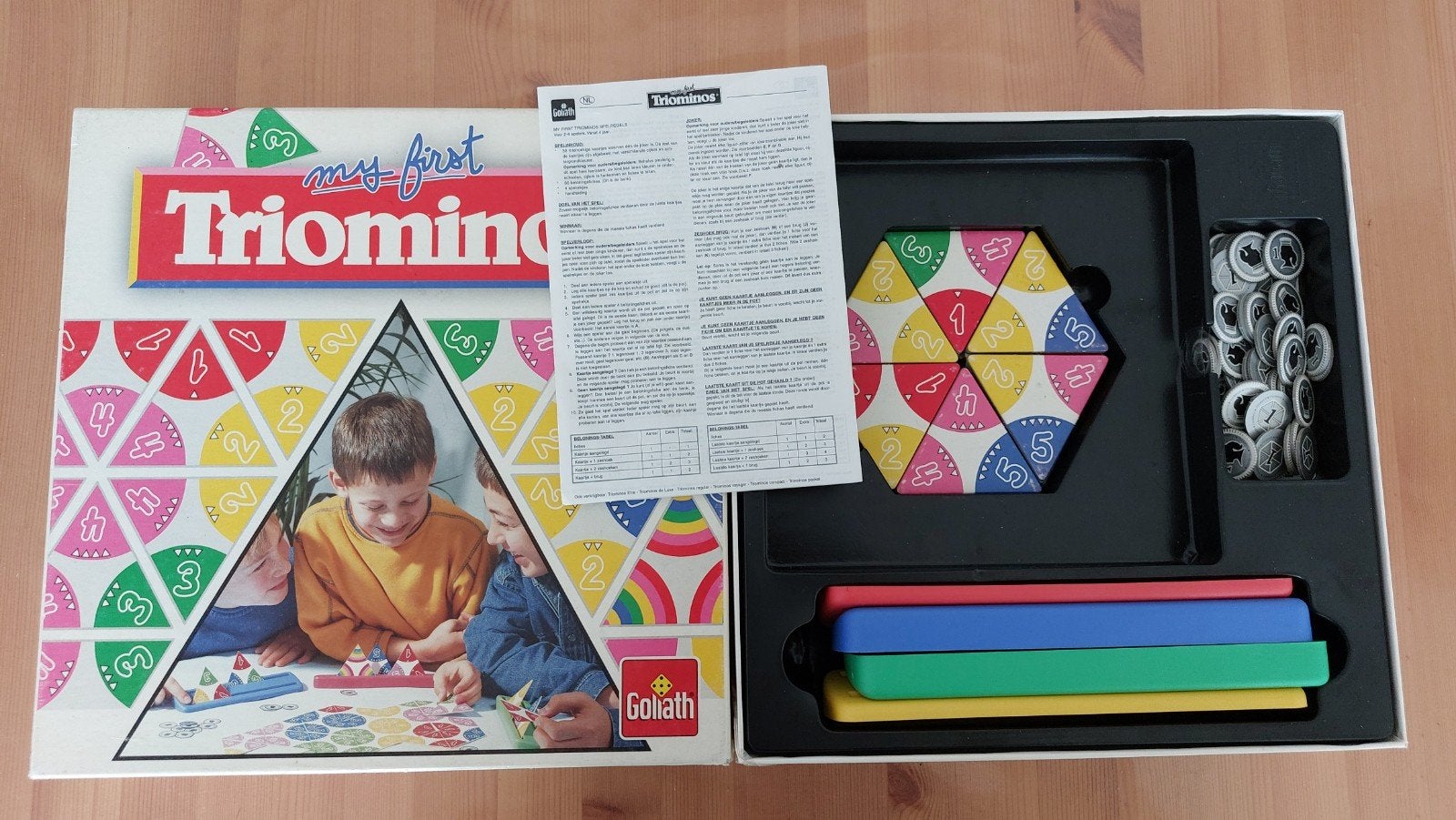 Junior triominos, Ophalen, Gebruikt